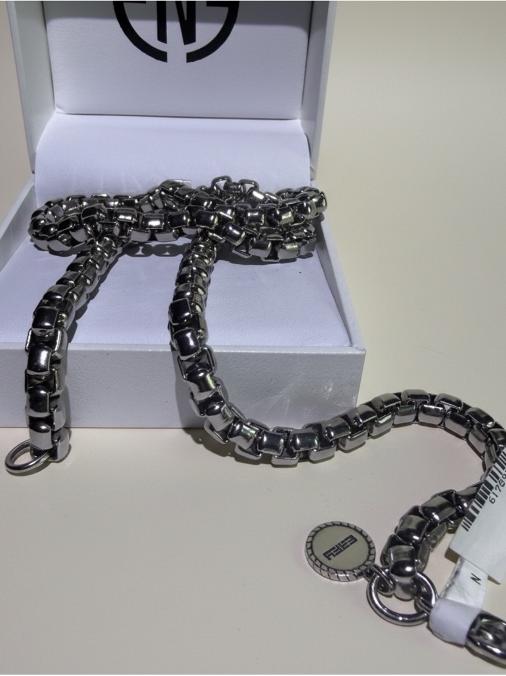 EFFY Mens Silver NECKLESS Chain 925 STERLING SILVER 136 Grams NWT $1860